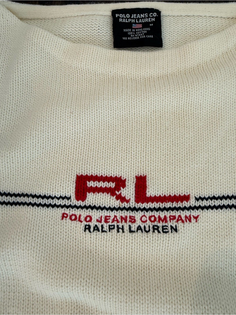 Polo Jeans Company Ralph Lauren Vintage Y2K Sweater - Picture 2 of 3